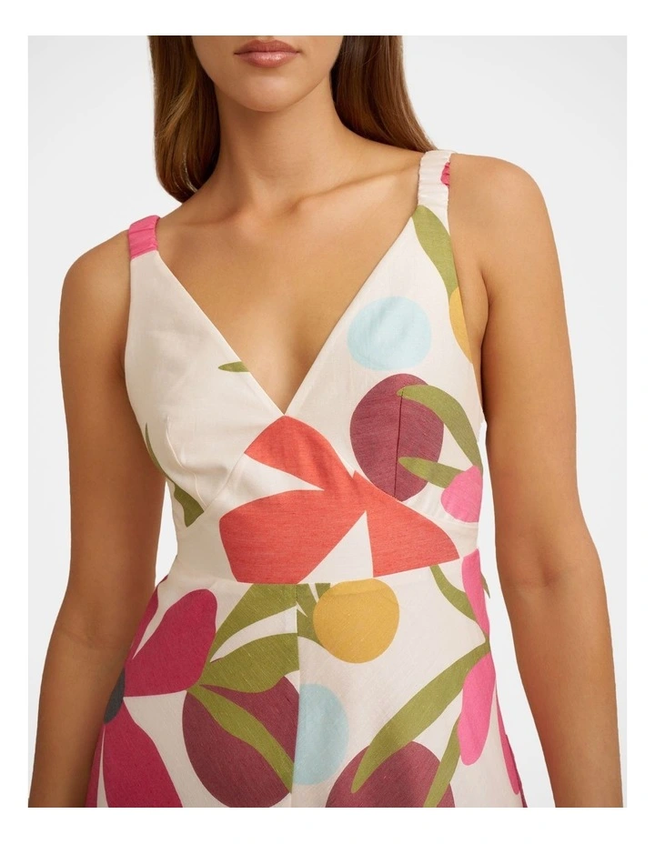 Tropicana Maxi Dress in Cream image 7