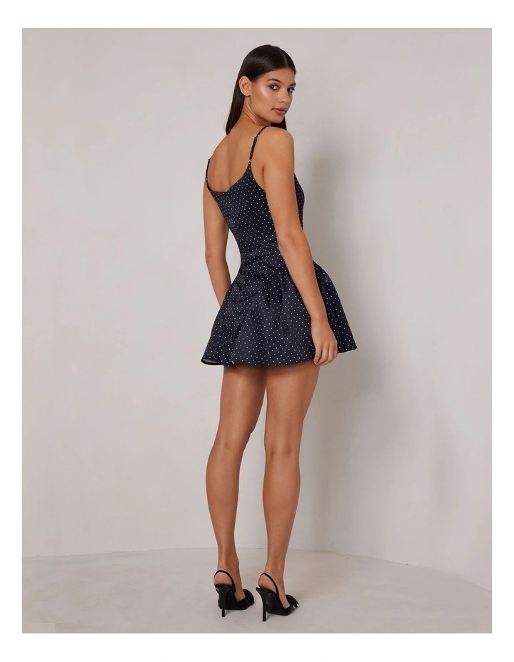 Veda Mini Dress in Black image 2