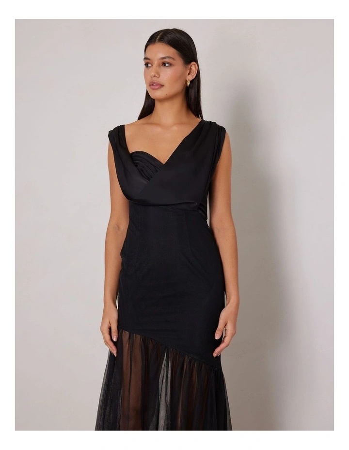 Emma Dress in Black image 3