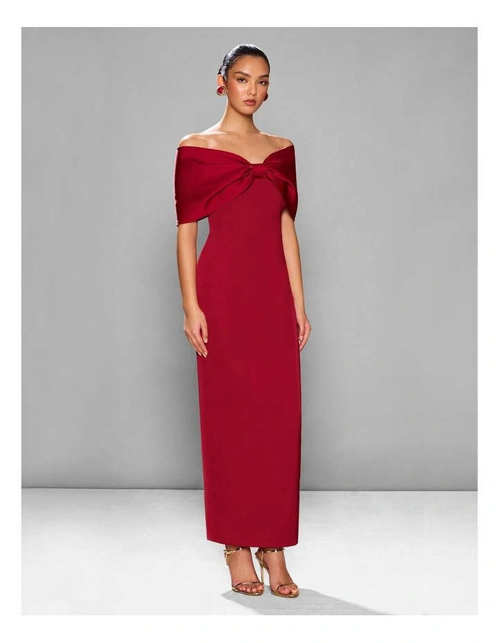 Belluno Dress in Red image 3