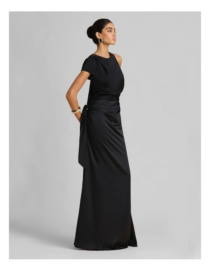 Crista Dress in Black image 3