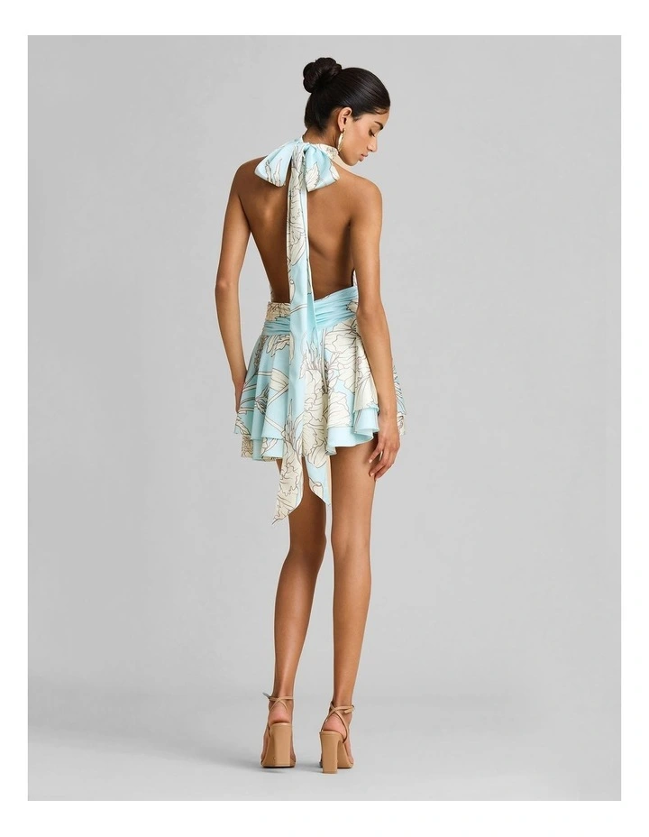 Isabeli Mini Dress in Blue image 2