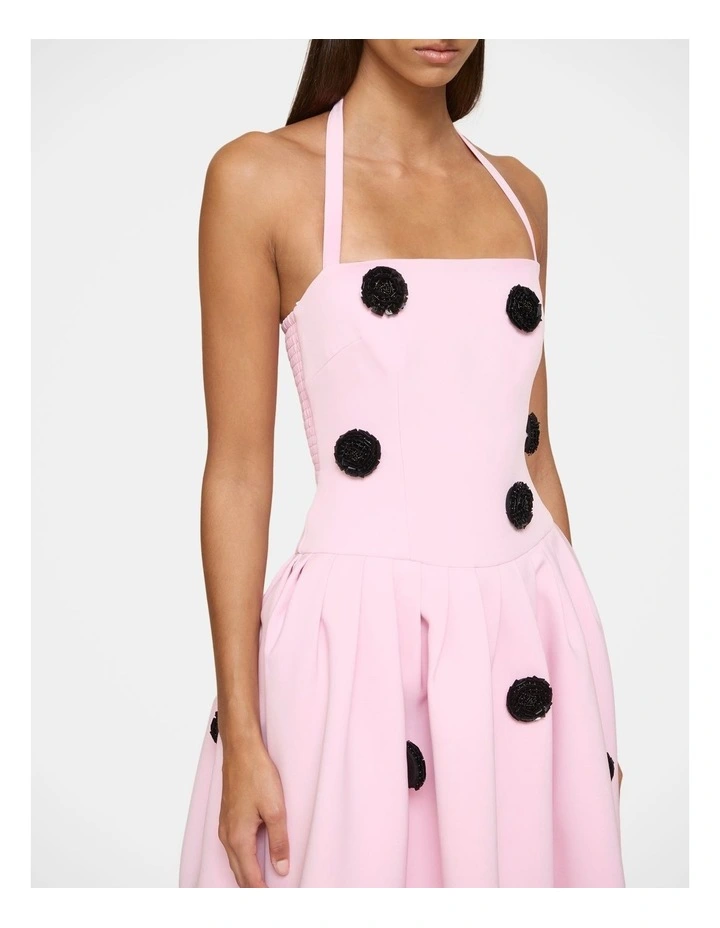 Anita Spot Halter Dress image 4