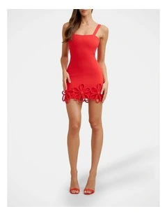 Zinnia Flower Mini Dress