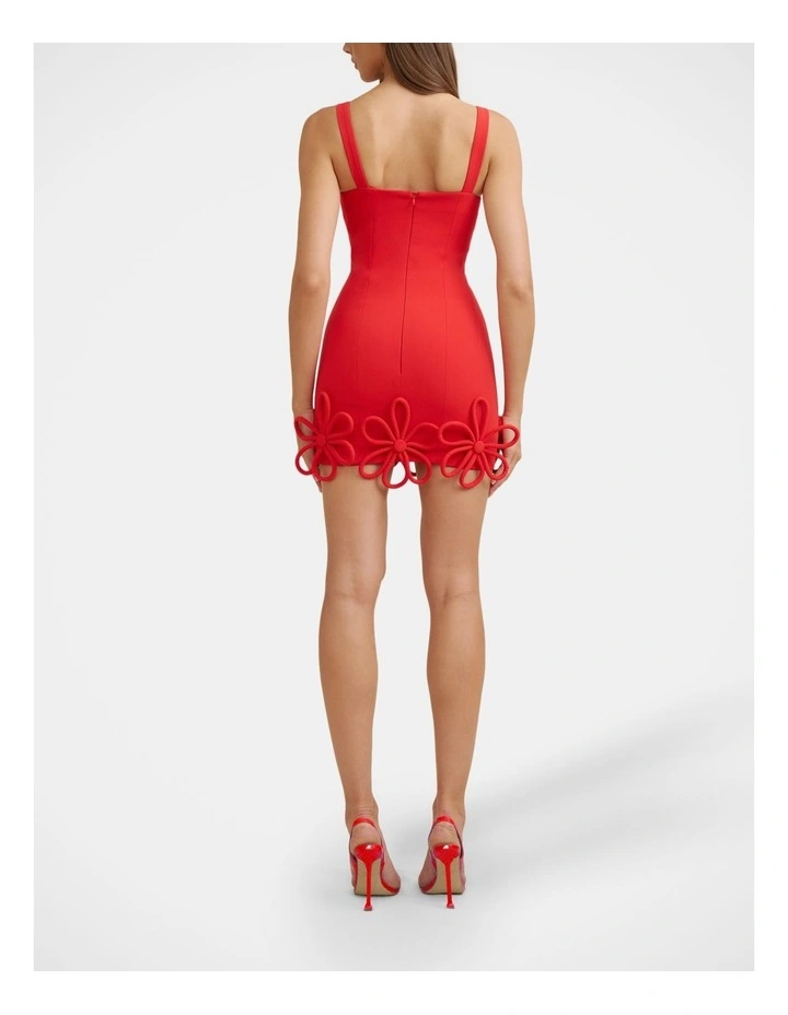 Zinnia Flower Mini Dress image 2