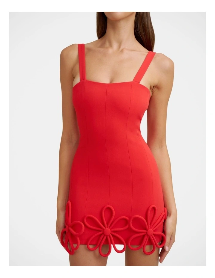 Zinnia Flower Mini Dress image 4
