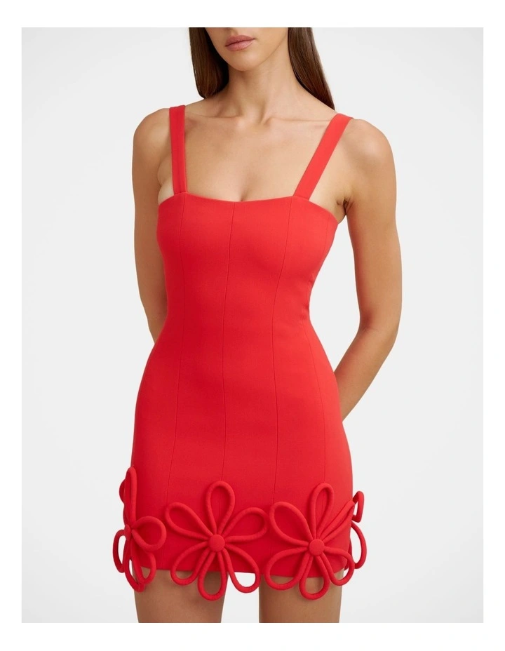 Zinnia Flower Mini Dress image 6