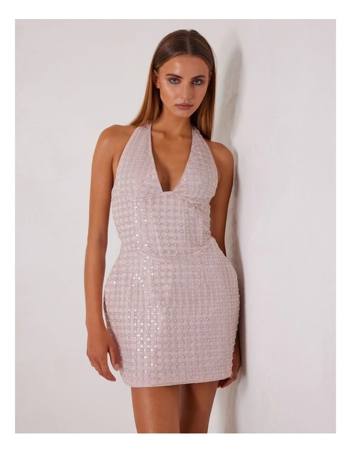 Faye Dress in Pink image 3