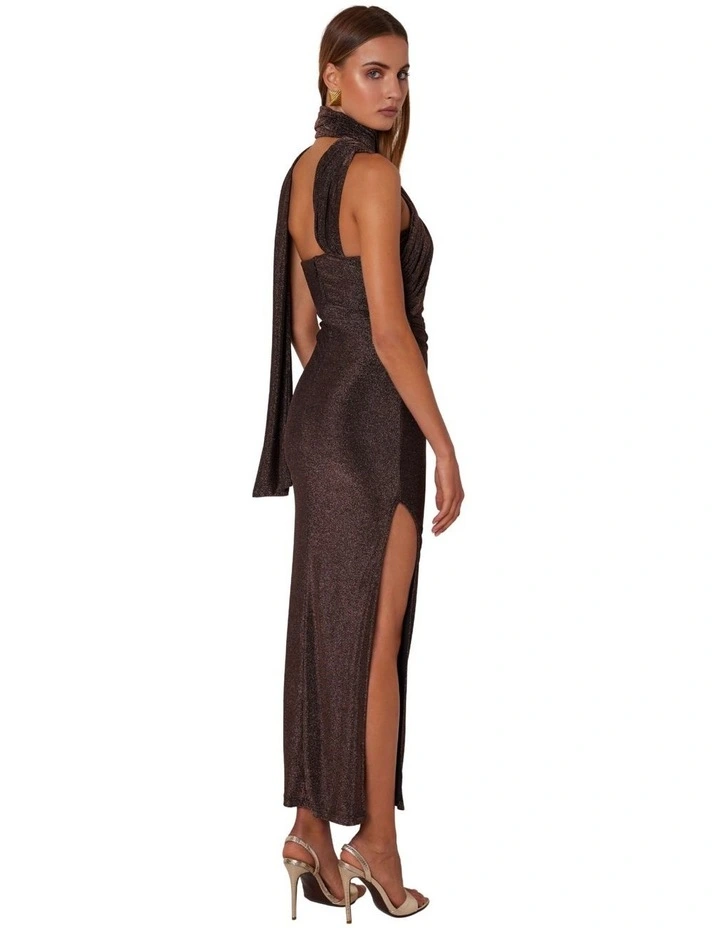 Tara Dress in Brown image 2