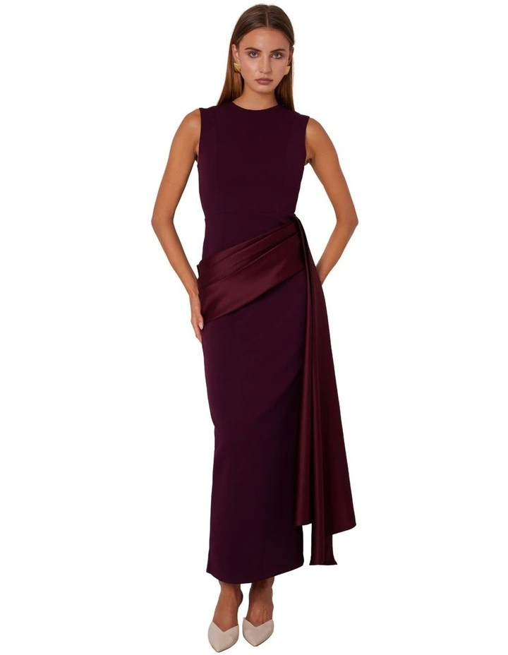 Dylan Maxi Dress in Plum image 1
