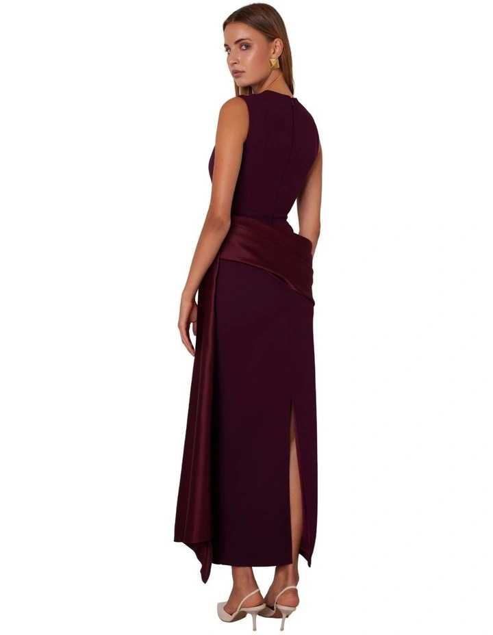 Dylan Maxi Dress in Plum image 2