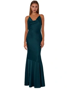 Abby Maxi Dress in Emerald Green