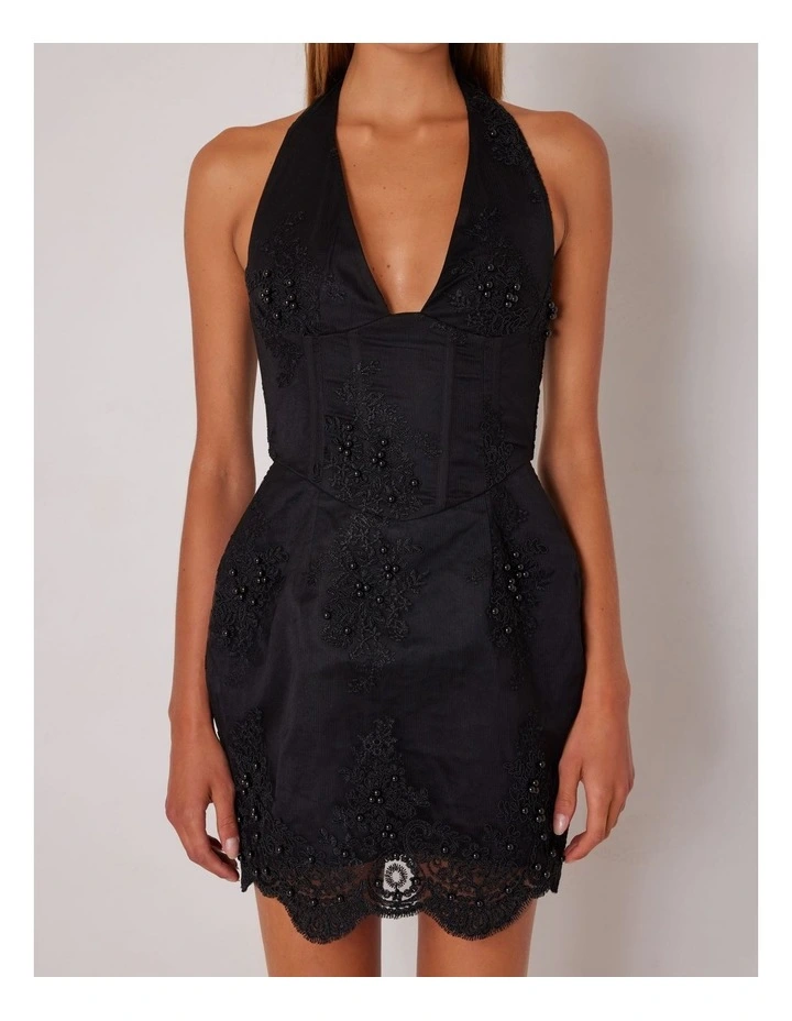 Faye Dress in Black image 3