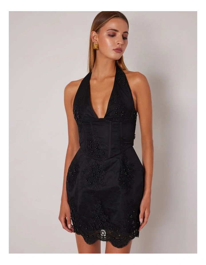 Faye Dress in Black image 4