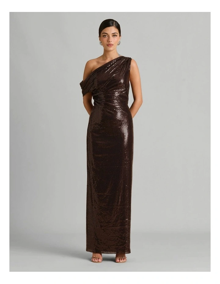 Layan Gown in Brown image 1