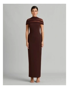 Lola Dress in Brown