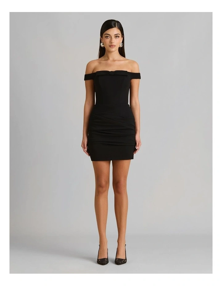 Kiana Dress in Black image 3
