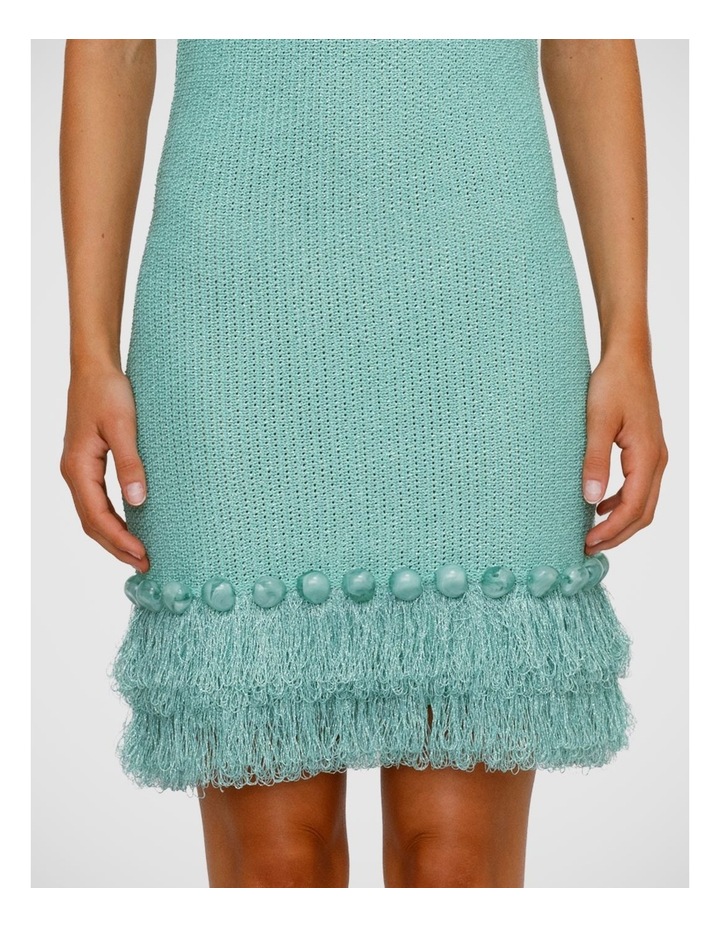 Casilda Mini Dress in Blue image 4
