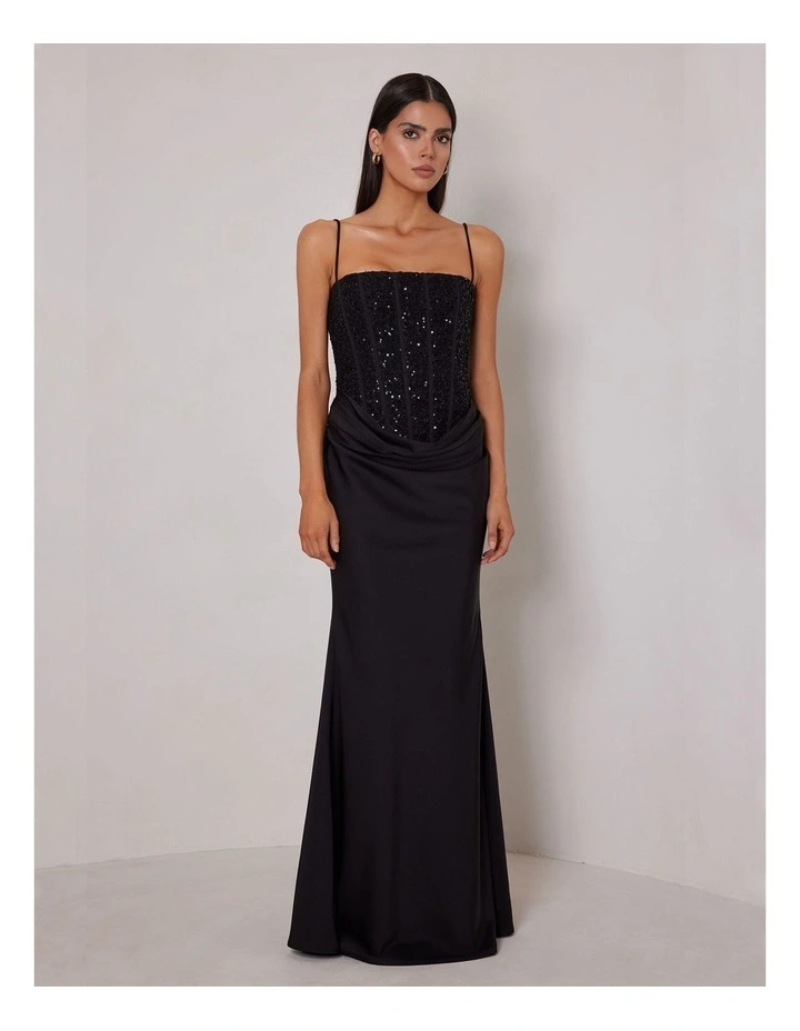 Catherine Dress in Black image 1