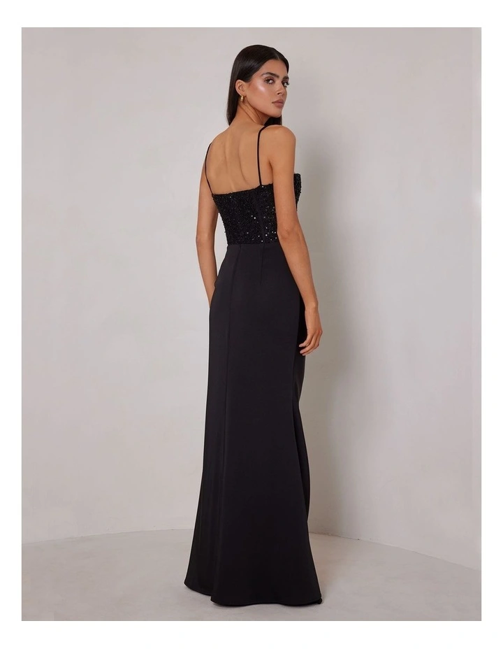 Catherine Dress in Black image 2