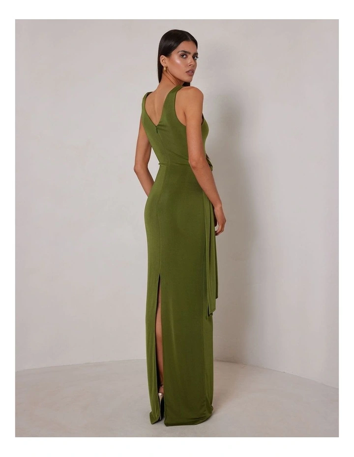 Kenji Dress in Olive image 2