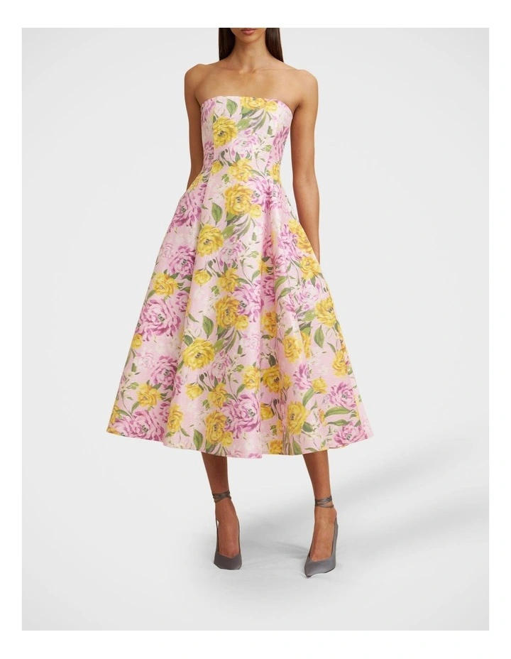 Christina Panel Strapless Dress image 1