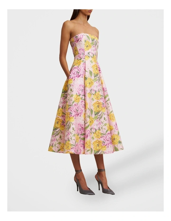 Christina Panel Strapless Dress image 3