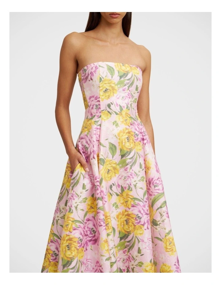 Christina Panel Strapless Dress image 4