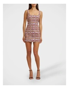 Tessera Tile Mini Dress