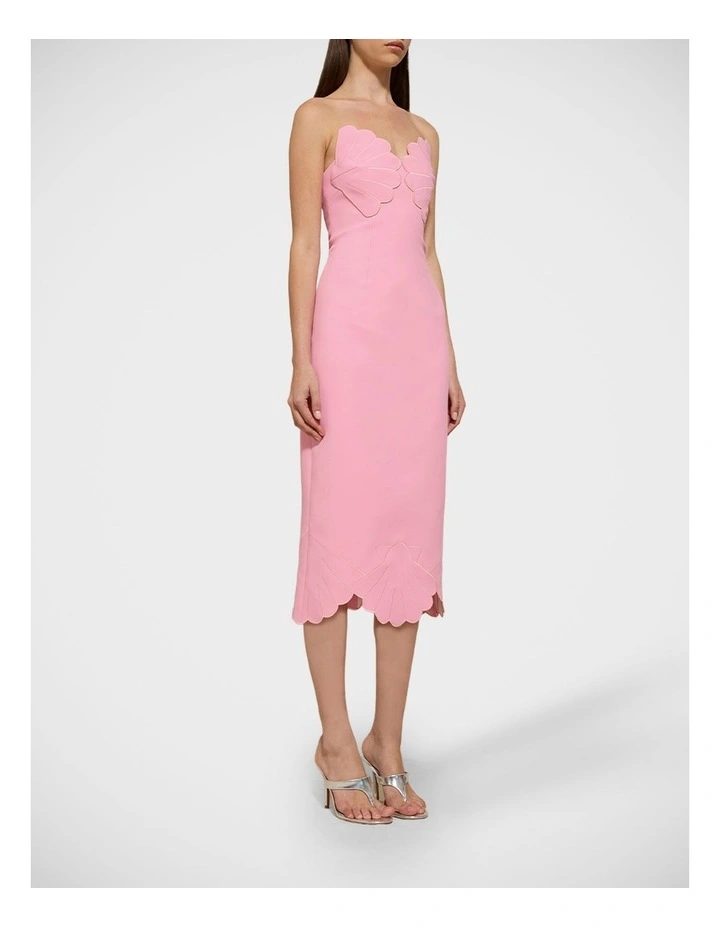 Kimora Shell Strapless Midi image 1