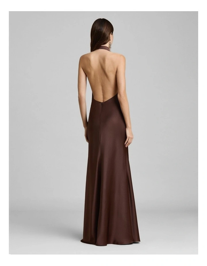 Rozalia Dress in Brown image 2