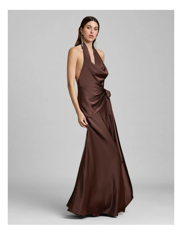 Rozalia Dress in Brown image 4