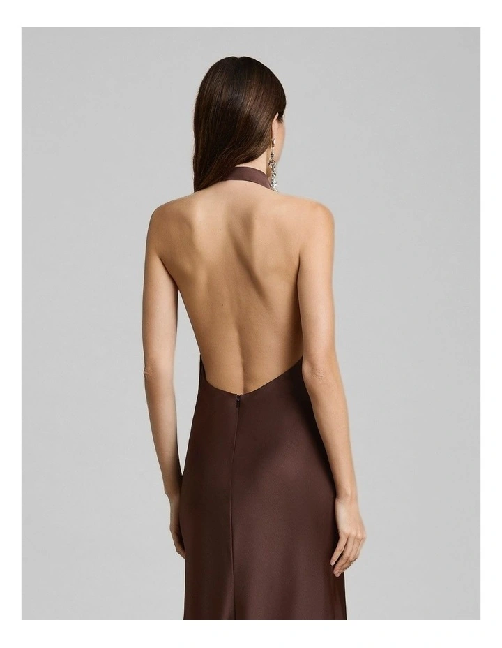 Rozalia Dress in Brown image 7