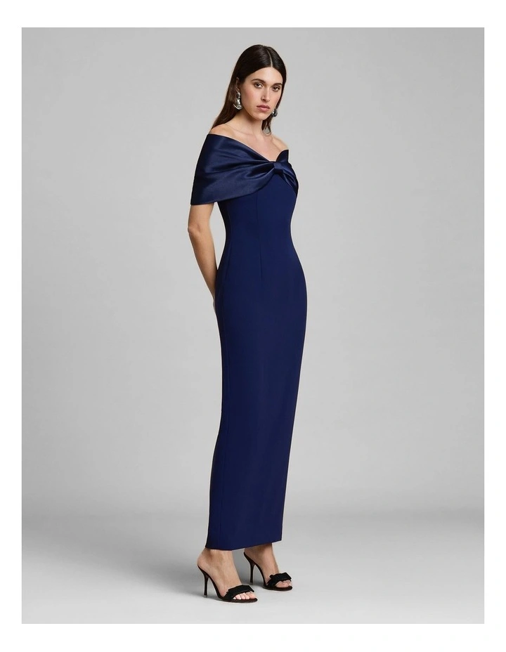 Belluno Dress in Navy image 3