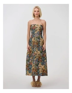 Harper Dress in Jacquard Floral