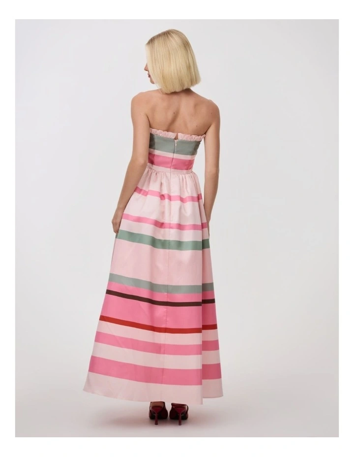 Charlize Gown in Retro Stripe image 2