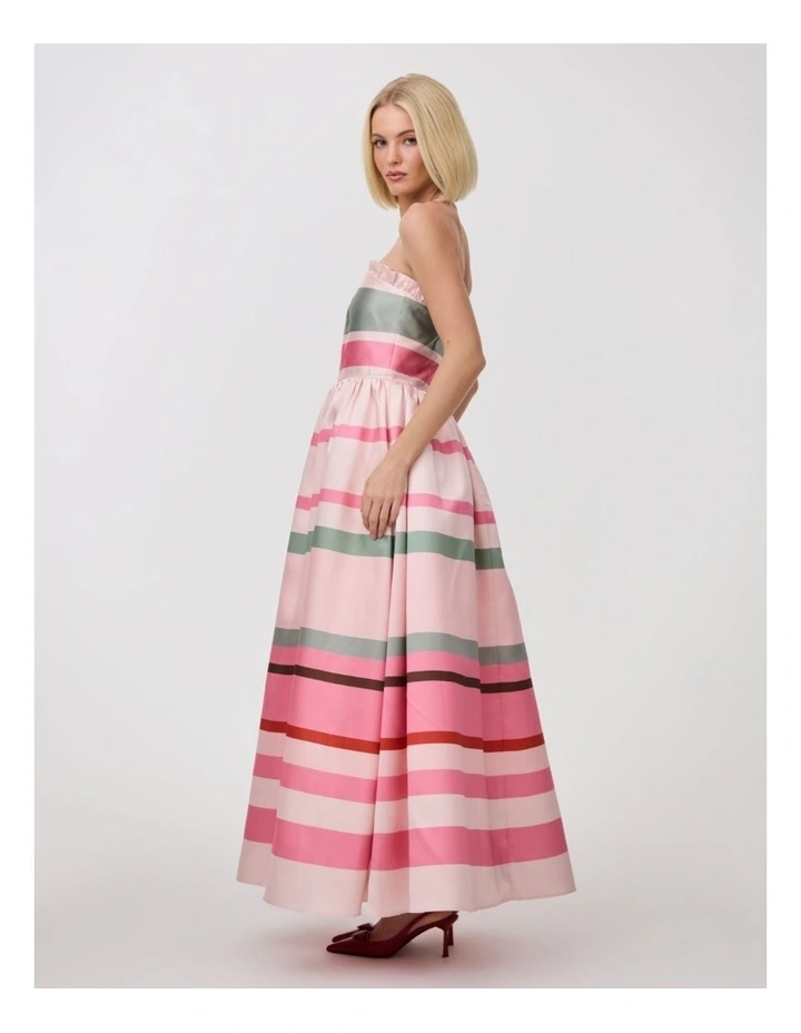 Charlize Gown in Retro Stripe image 3