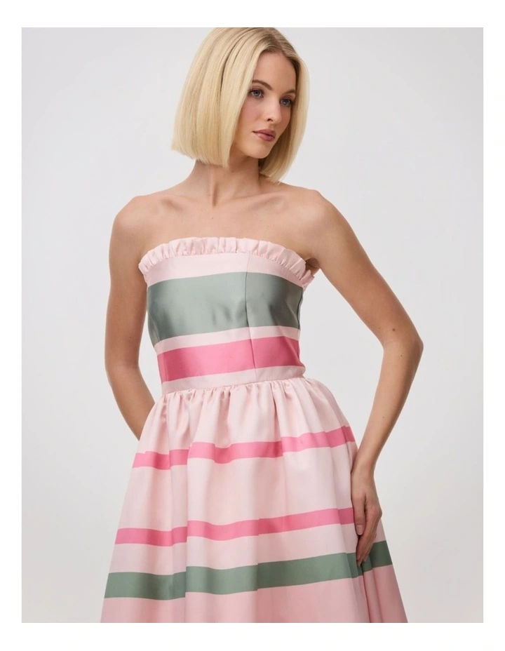 Charlize Gown in Retro Stripe image 4