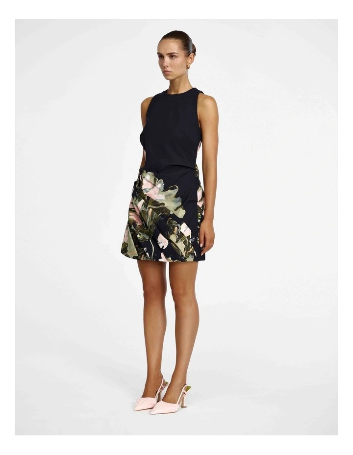 Lachine Mini Dress in Black image 3