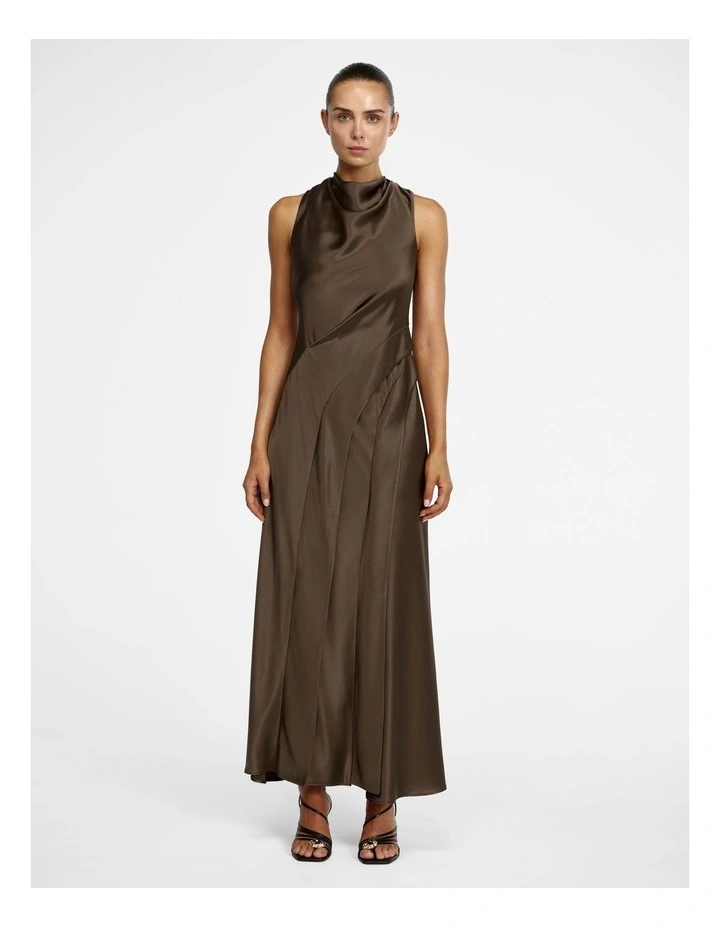 Lecha Maxi Dress in Sepia image 1