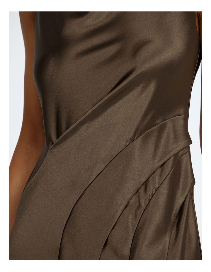 Lecha Maxi Dress in Sepia image 4