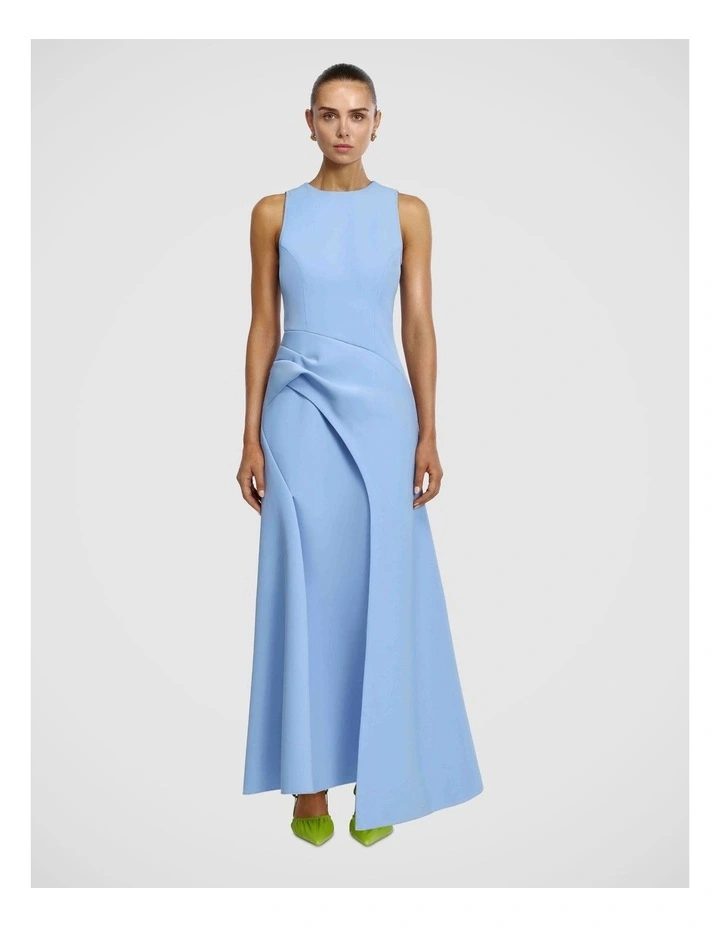 Pellat Maxi Dress in Light Blue image 1