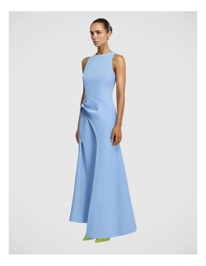 Pellat Maxi Dress in Light Blue image 3