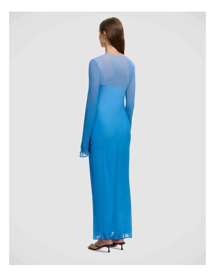 Zhavia Long Sleeve Maxi Dress in Dancing Tulip image 2