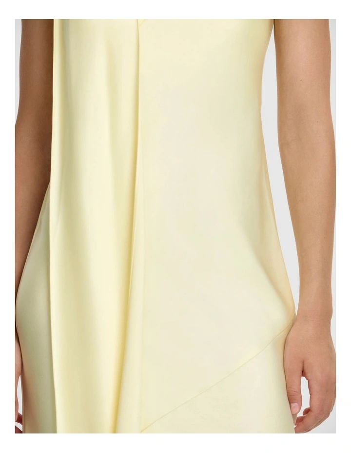Daira Maxi Scarf Dress in Vanilla image 4