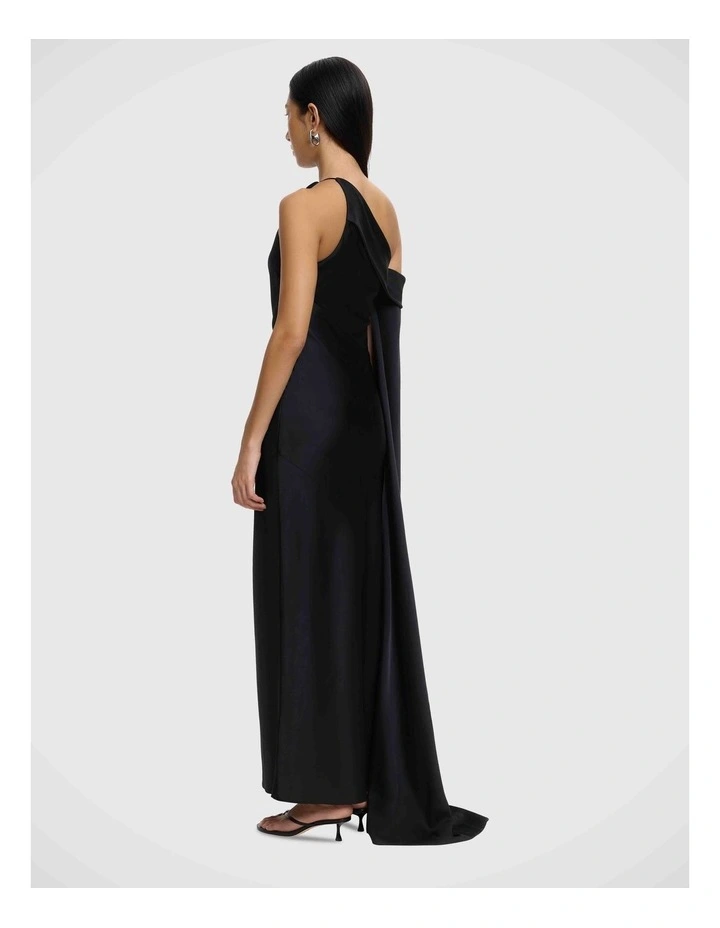 Daira Long Sleeve Dress in Black image 2