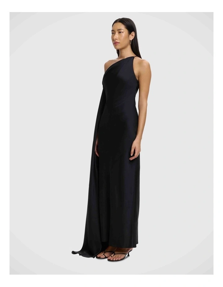 Daira Long Sleeve Dress in Black image 3
