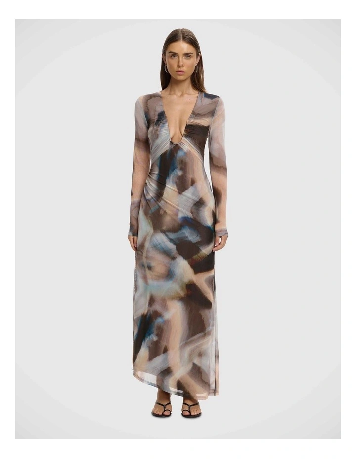 Shelby Maxi Dress in Liquid Stone image 1