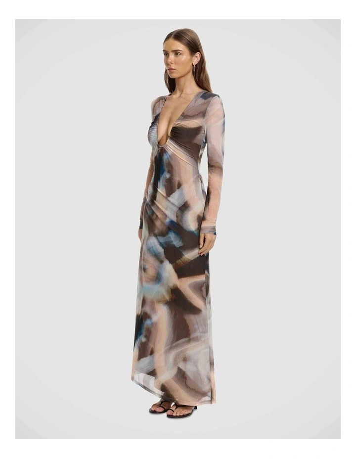 Shelby Maxi Dress in Liquid Stone image 3