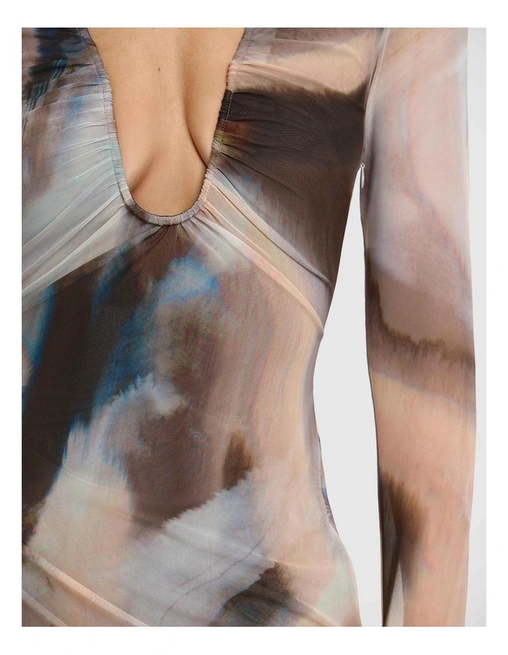 Shelby Maxi Dress in Liquid Stone image 4
